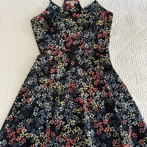 Banana Republic Navy Floral Dress